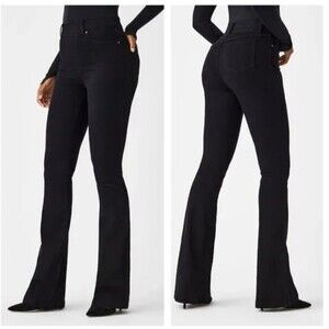 Spanx Women's Jeans SPANXshape EveryWear Flare Jeans in Black size 2X